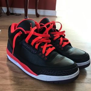 Air Jordan Retro 3, Crimson